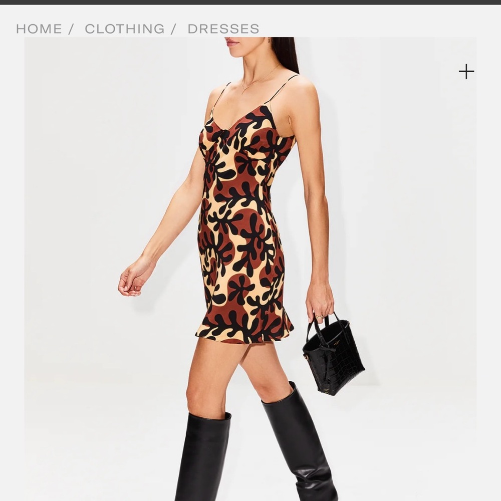 Matteau Silk dress - multicolor beautiful print retail $500